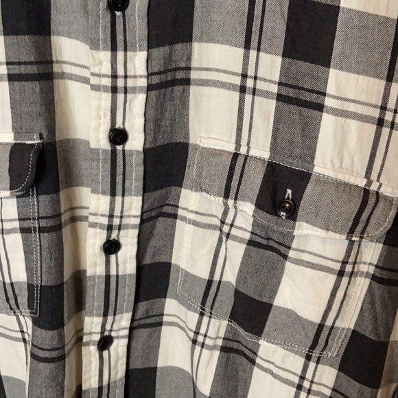 2/$20 Gap plaid cotton flannel shirt - Picture 3 of 5